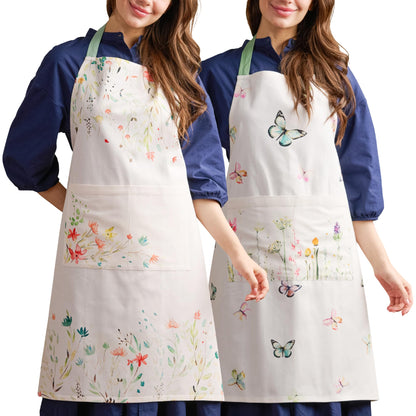 Maison d' Hermine Aprons for women with Pocket 100% Cotton (27.50"x31.50")