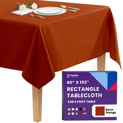 Gee Di Moda Rectangle Tablecloth - 70 x 120 Inch Navy Blue Table Cloth for 6 or 8 Foot Rectangle Tables - Heavy Duty Washable Fabric - for Holiday Party, Dinner, Weddings, Baby Shower & Events
