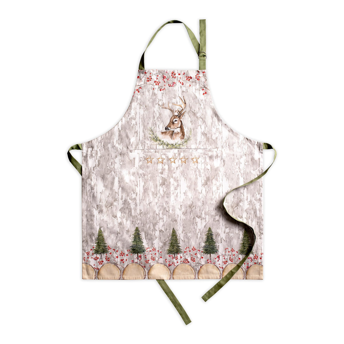 Maison d' Hermine Aprons for women with Pocket 100% Cotton (27.50"x31.50")