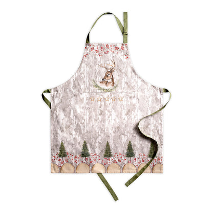 Maison d' Hermine Aprons for women with Pocket 100% Cotton (27.50"x31.50")