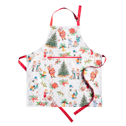 Maison d' Hermine Aprons for women with Pocket 100% Cotton (27.50"x31.50")