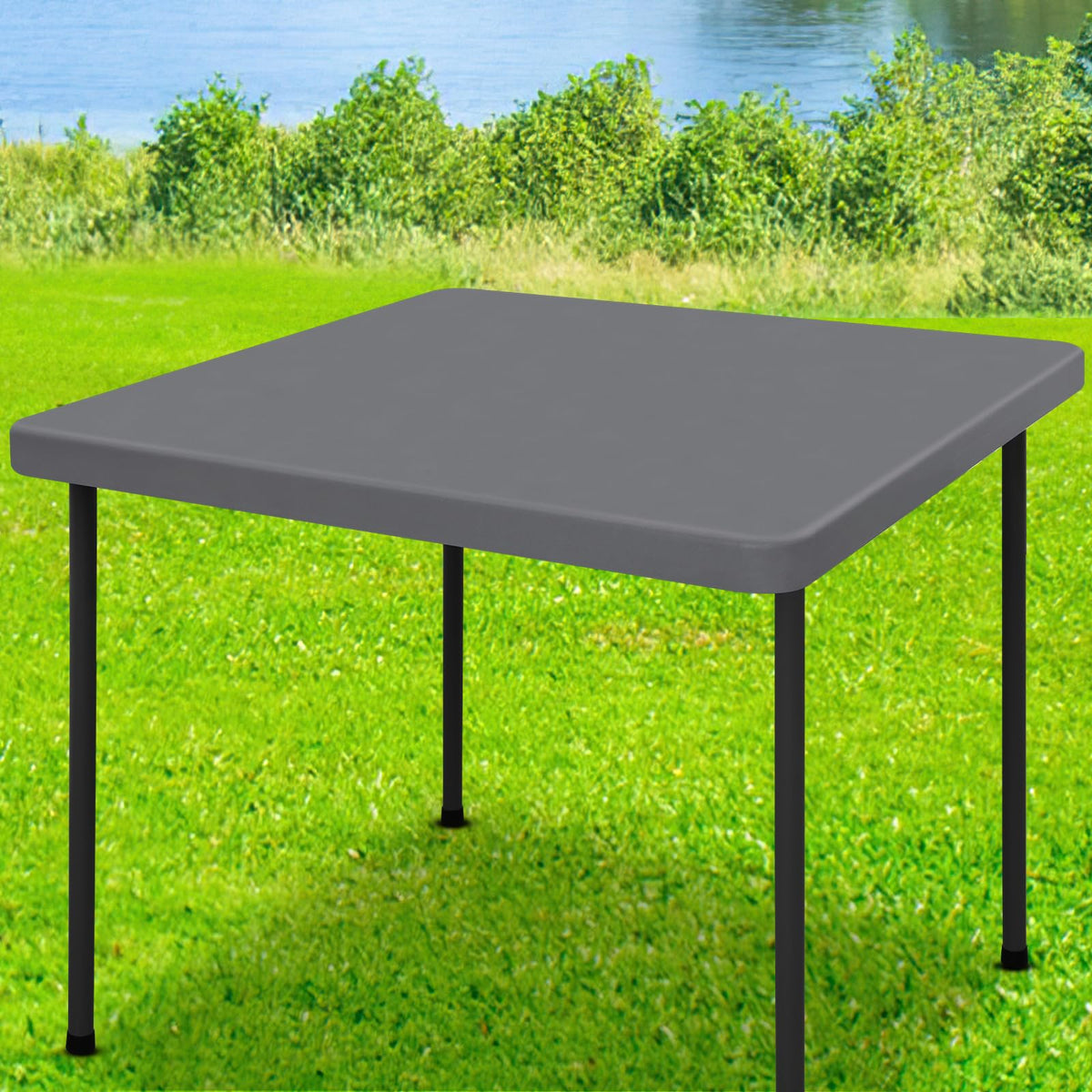 Moosfor Rectangle Spandex Fitted Table Cloth, 6FT Elastic Tablecloth