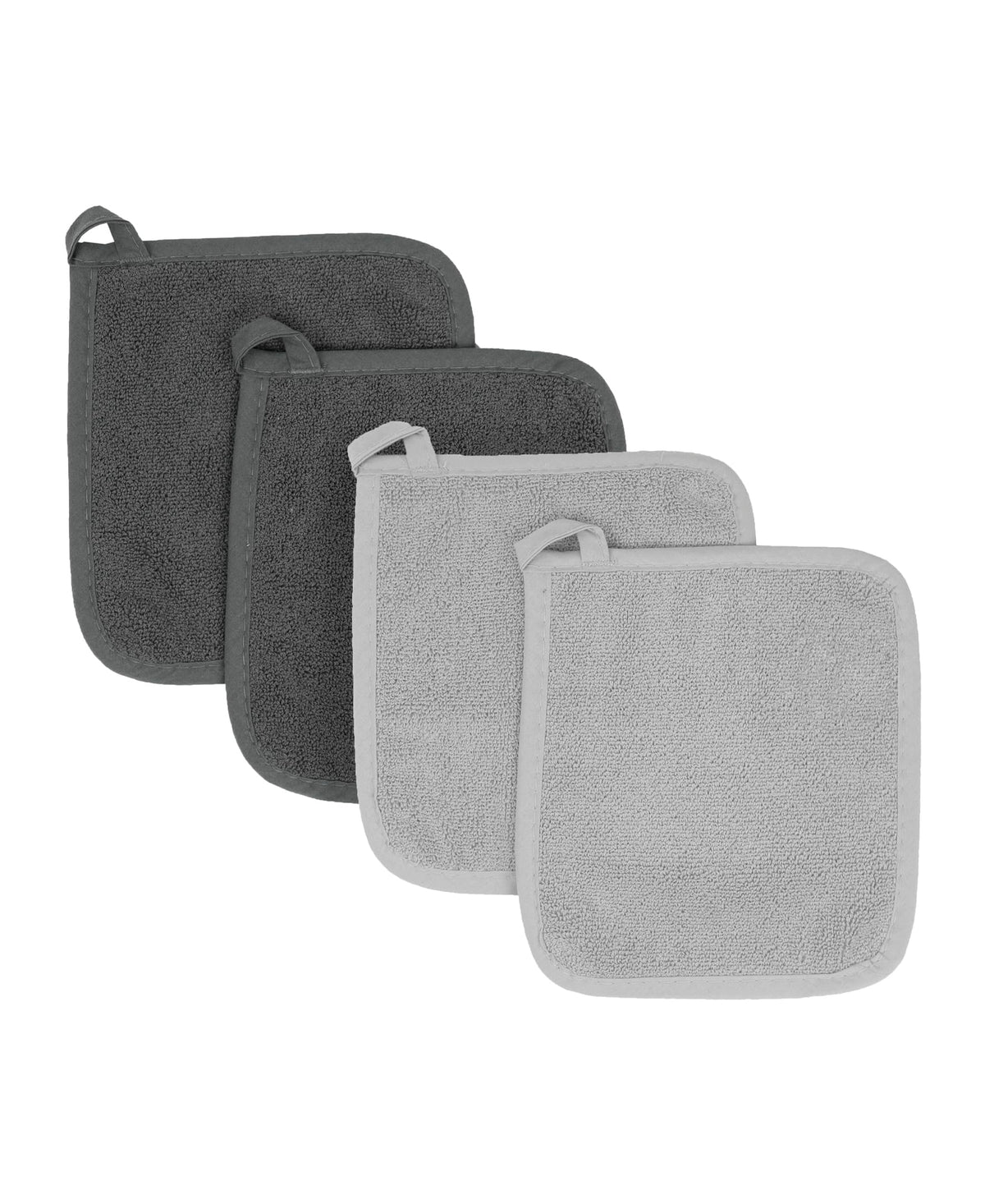 RITZ Terry Potholder & Hot Pad: Unparalleled Heat Resistant, Durable 100% Cotton – Ergonomically Designed for Optimal Grip – Easy-Care Machine Washable – 2-Pack, Federal Blue