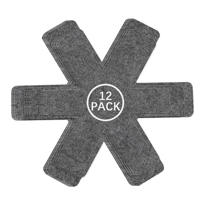 Pan Protectors for Stacking,Set of 18 and 3 Different Size, pan separators Protectors,Pot Protectors Stacking,Pot Pads Anti-Slip to Avoid Scratching or Marring When Stacking