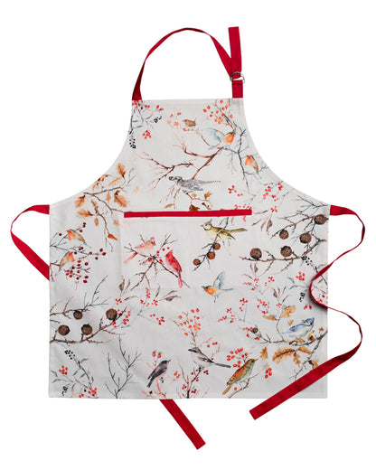 Maison d' Hermine Aprons for women with Pocket 100% Cotton (27.50"x31.50")