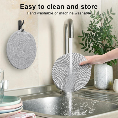 7" Trivets for Hot Dishes, 6 Pack Trivets for Hot Pots and Pans