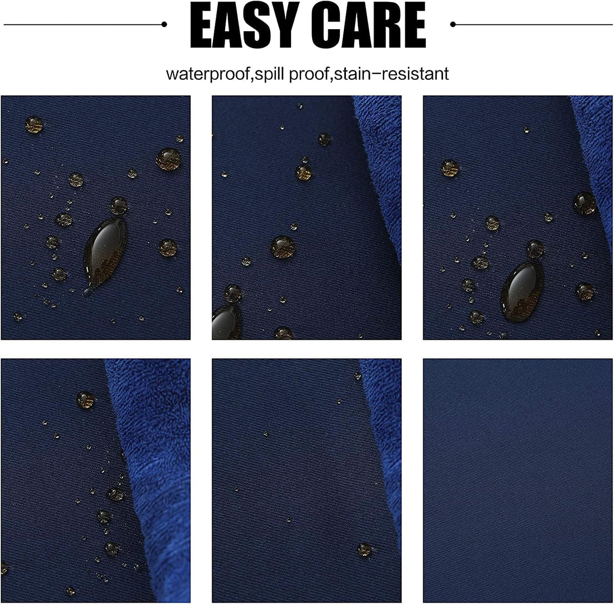 Obstal Rectangle Table Cloth, Navy Blue, 60 x 84 Inch