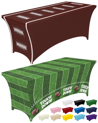 Pureegg Spandex Tablecloth 6ft 2 Pack Black