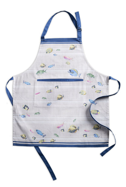 Maison d' Hermine Aprons for women with Pocket 100% Cotton (27.50"x31.50")
