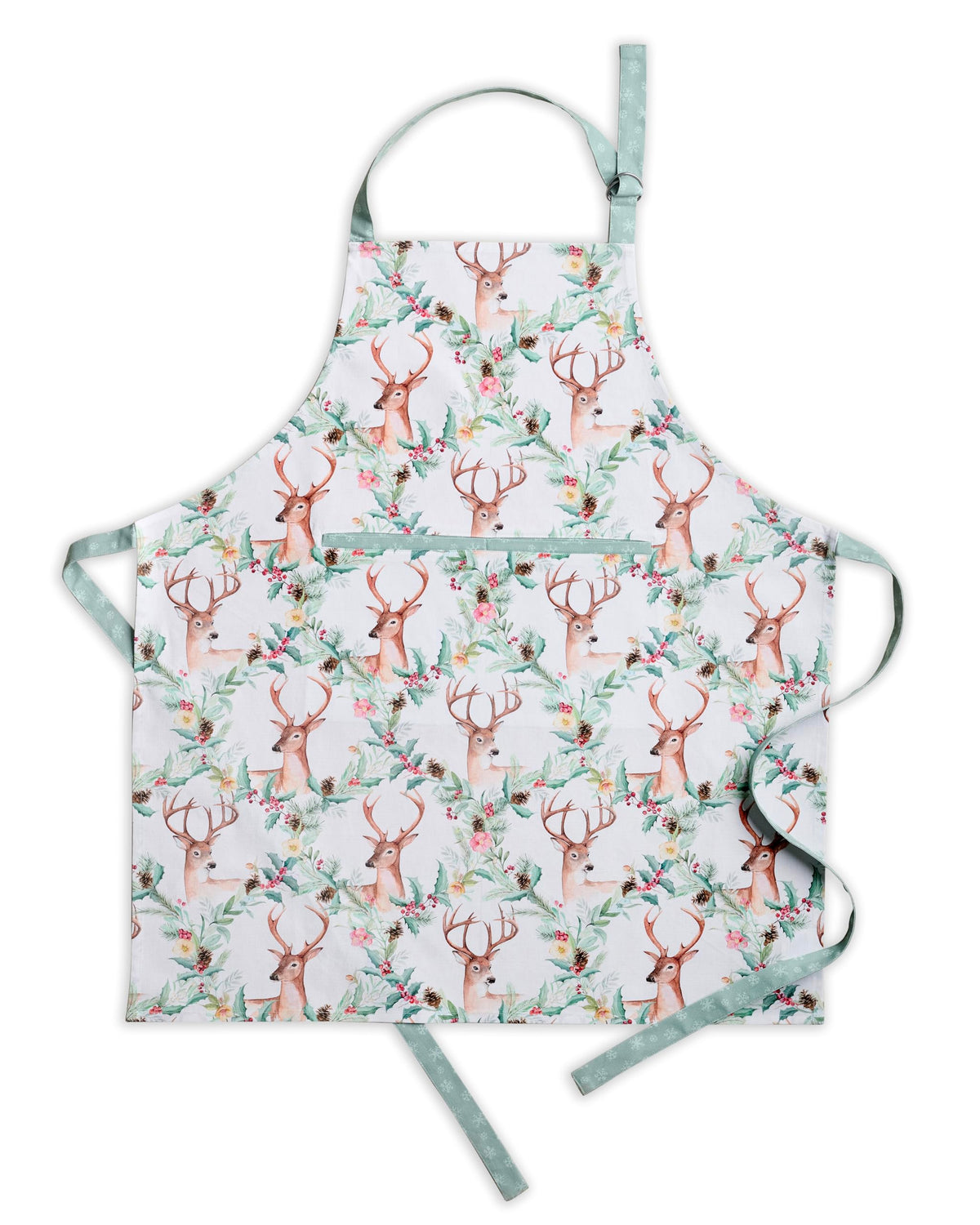 Maison d' Hermine Aprons for women with Pocket 100% Cotton (27.50"x31.50")
