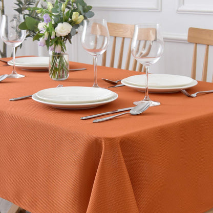 maxmill Rectangle Textured Tablecloth Waterproof Spillproof Wrinkle Free Table Cloth, Kitchen Dining Tabletop Decoration, Fabric Table Cover for Outdoor and Indoor Use, 52 x 70 Inch, Sage Green