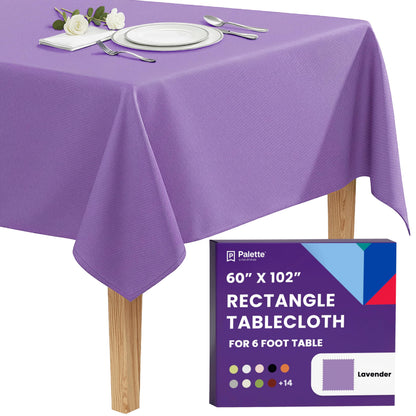Gee Di Moda Rectangle Tablecloth - 70 x 120 Inch Navy Blue Table Cloth for 6 or 8 Foot Rectangle Tables - Heavy Duty Washable Fabric - for Holiday Party, Dinner, Weddings, Baby Shower & Events