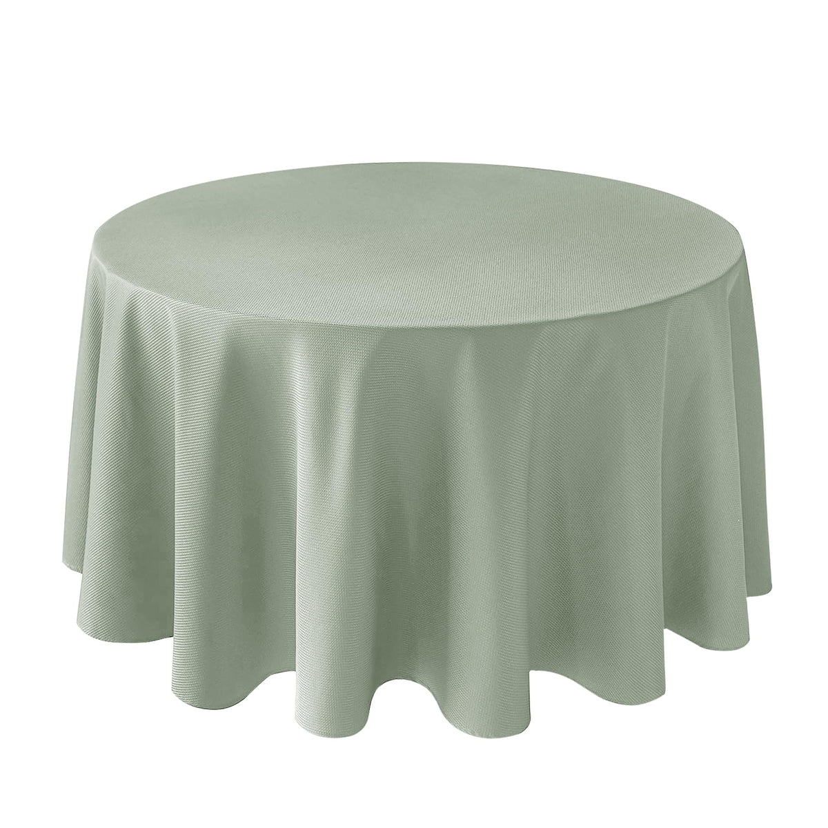 Textured Tablecloth Rectangle-Fabric Spillproof Table Cloth-Natural 60x108"