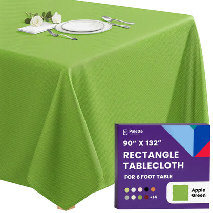 Gee Di Moda Rectangle Tablecloth - 70 x 120 Inch Navy Blue Table Cloth for 6 or 8 Foot Rectangle Tables - Heavy Duty Washable Fabric - for Holiday Party, Dinner, Weddings, Baby Shower & Events
