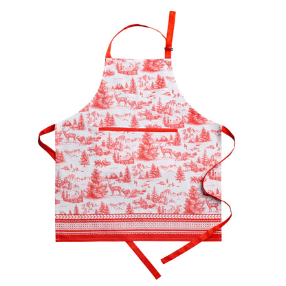 Maison d' Hermine Aprons for women with Pocket 100% Cotton (27.50"x31.50")