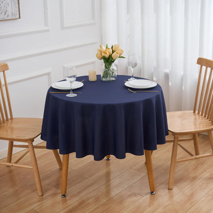 FINDYOU 10 Pack White Table Cloth Rectangle Table 60 x 102 Inch Tablecloths for 6 Foot Rectangle Tables. Stain and Winkle Resistant Polyester Washable White TableCloths for Parties Wedding Dining