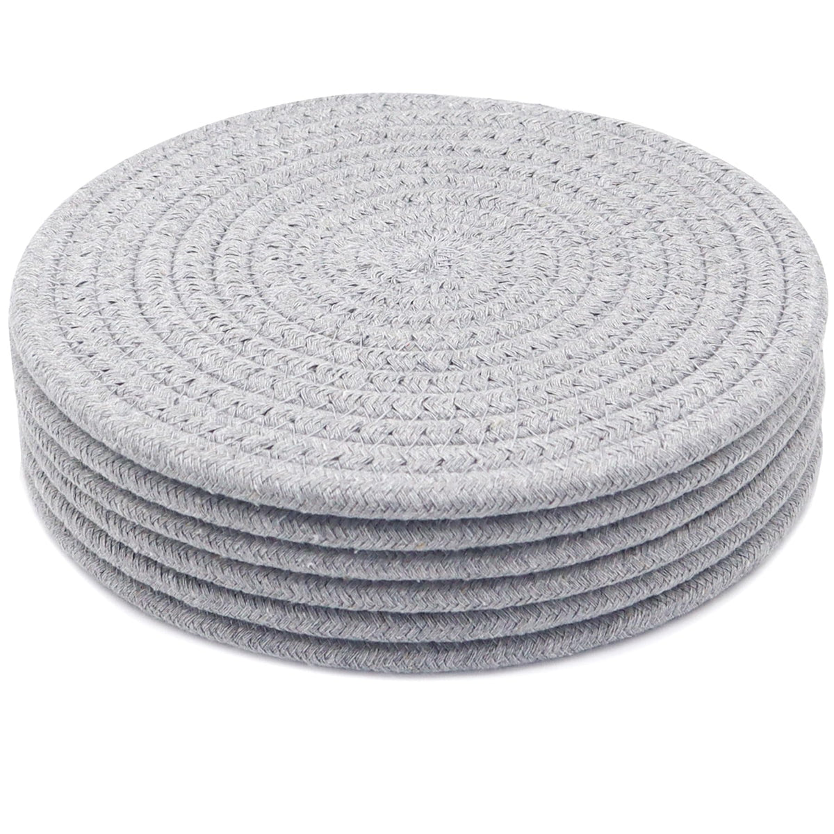 8 Inch Trivets for Hot Dishes, Hot Pots and Pans, 6 Pcs