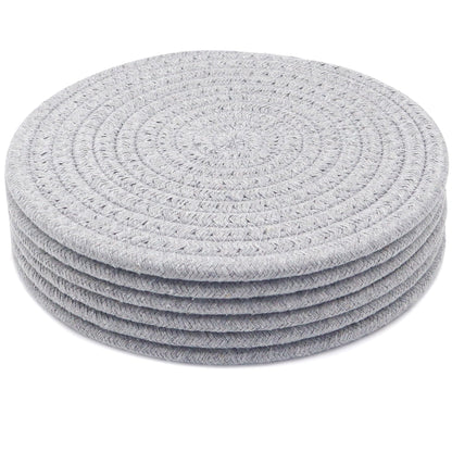 8 Inch Trivets for Hot Dishes, Hot Pots and Pans, 5 Pcs