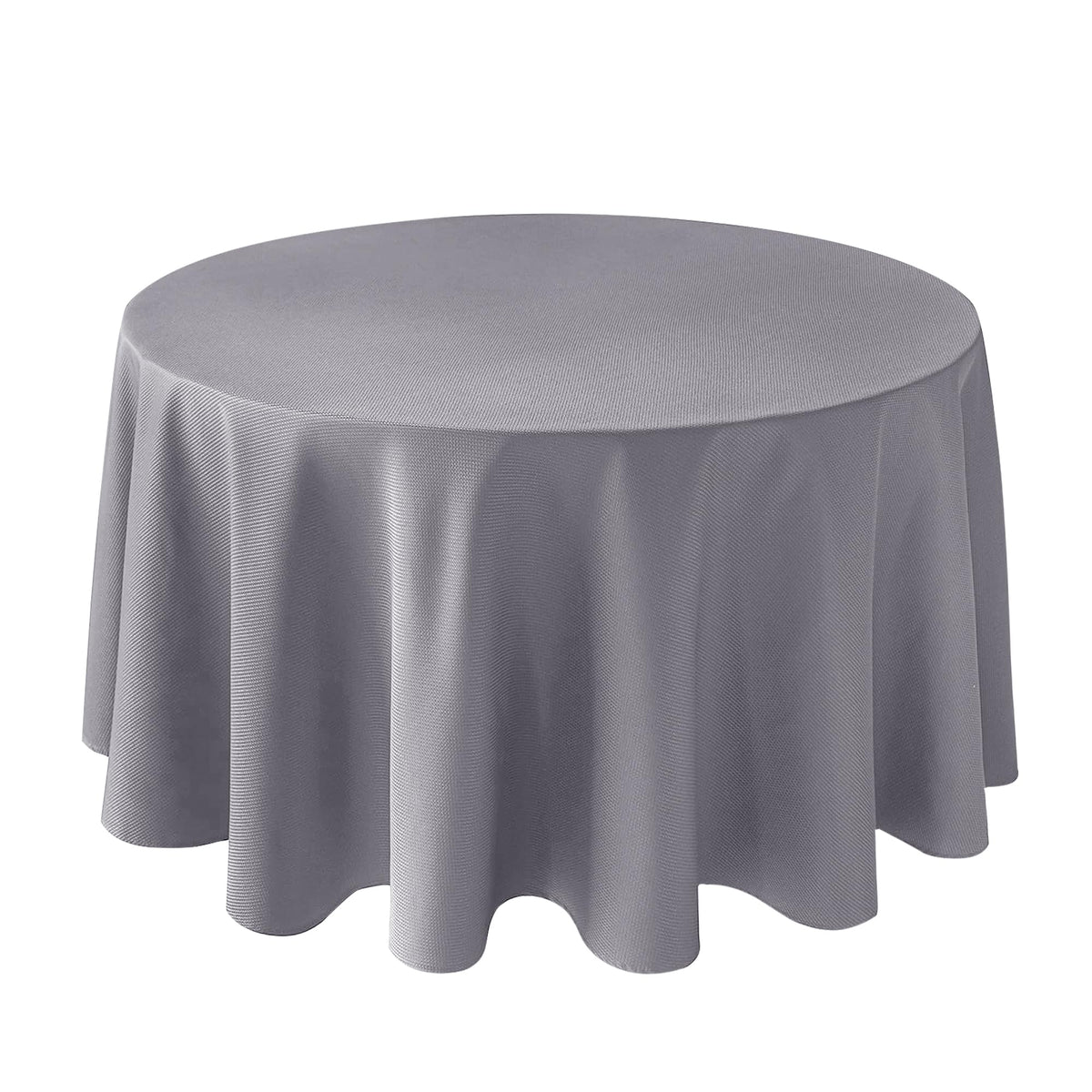 Textured Tablecloth Rectangle-Fabric Spillproof Table Cloth-Natural 60x108"