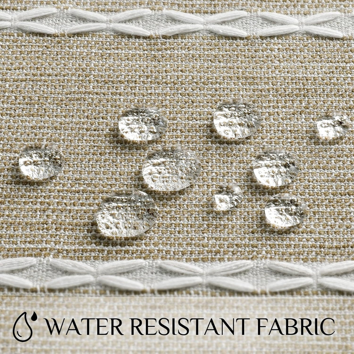Softalker Fall Linen Rectangle Tablecloth with Tassel, 55 x 70 Inch