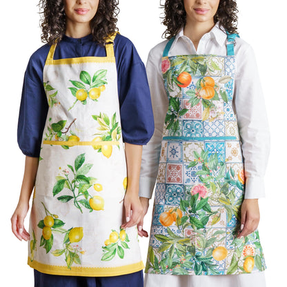 Maison d' Hermine Aprons for women with Pocket 100% Cotton (27.50"x31.50")