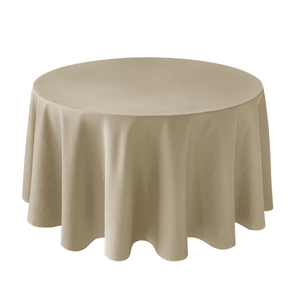 Textured Tablecloth Rectangle-Fabric Spillproof Table Cloth-Natural 60x108"