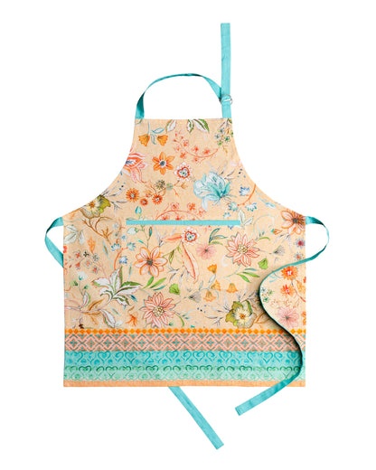 Maison d' Hermine Aprons for women with Pocket 100% Cotton (27.50"x31.50")