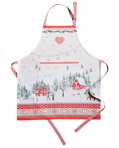 Maison d' Hermine Aprons for women with Pocket 100% Cotton (27.50"x31.50")