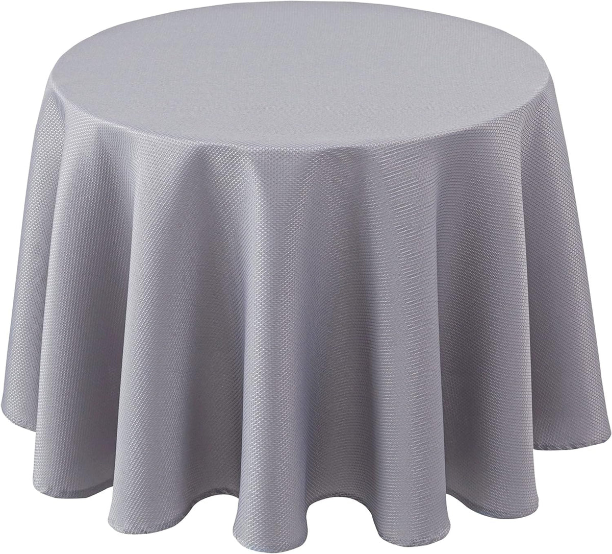 Textured Tablecloth Rectangle-Fabric Spillproof Table Cloth-Natural 60x108"