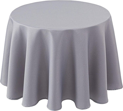 Textured Tablecloth Rectangle-Fabric Spillproof Table Cloth-Natural 60x108"
