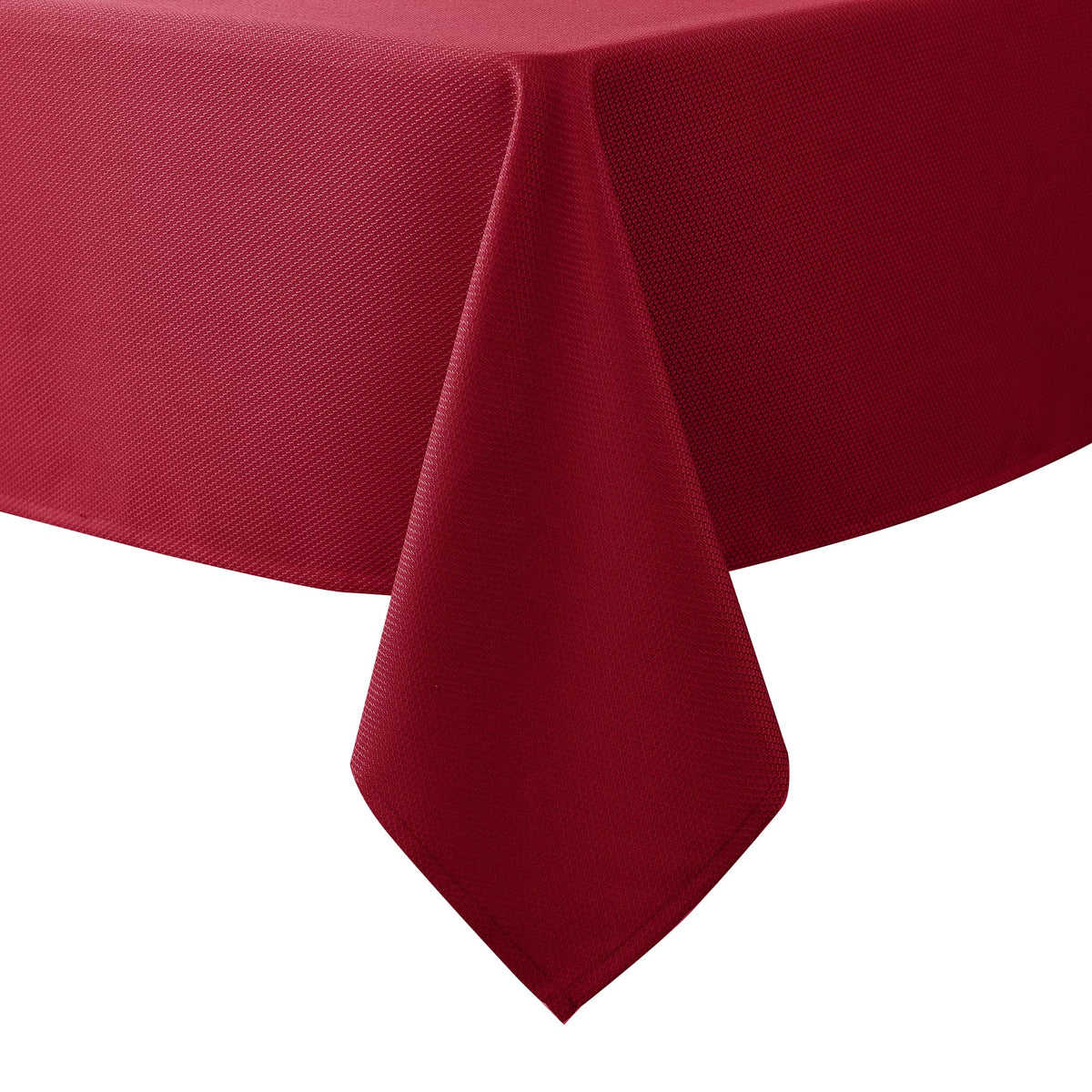 Textured Tablecloth Rectangle-Fabric Spillproof Table Cloth-Natural 60x108"