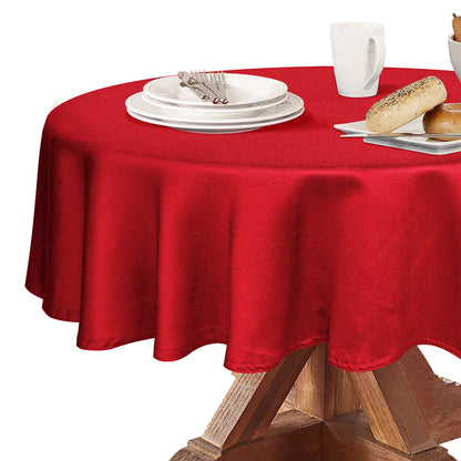 Obstal Rectangle Table Cloth, Navy Blue, 60 x 84 Inch