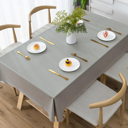 Rectangle Table Cloth,100% Waterproof Tablecloth Oil Proof Spill Proof Vinyl Table Cloth, Wipe Clean Plastic Table Cover for Dining, Camping, Indoor and Outdoor 52" x 70",Leaves