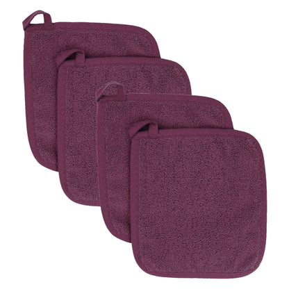 RITZ Terry Potholder & Hot Pad: Unparalleled Heat Resistant, Durable 100% Cotton – Ergonomically Designed for Optimal Grip – Easy-Care Machine Washable – 2-Pack, Federal Blue