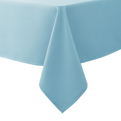 Textured Tablecloth Rectangle-Fabric Spillproof Table Cloth-Natural 60x108"