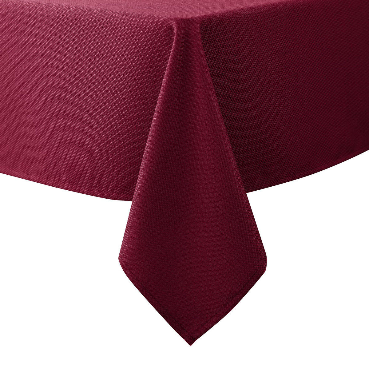 Textured Tablecloth Rectangle-Fabric Spillproof Table Cloth-Natural 60x108"