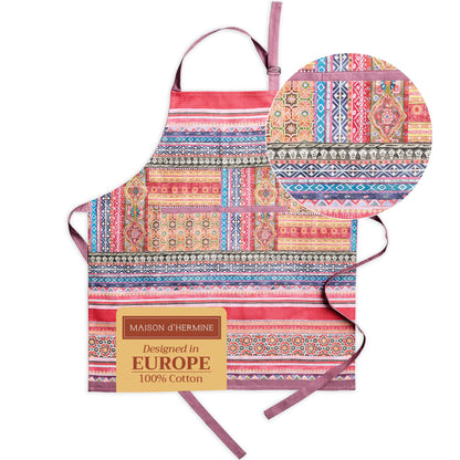 Maison d' Hermine Aprons for women with Pocket 100% Cotton (27.50"x31.50")
