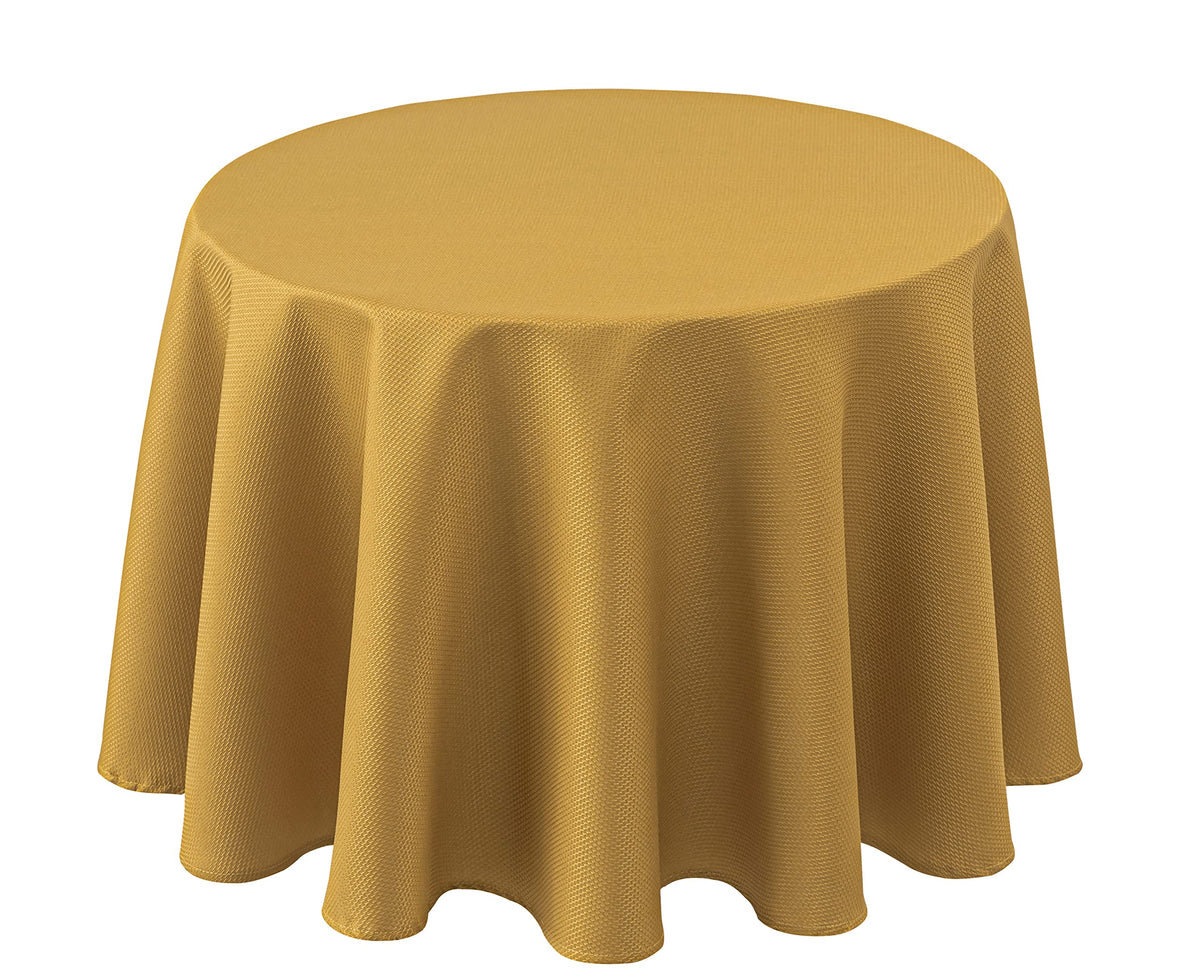 Textured Tablecloth Rectangle-Fabric Spillproof Table Cloth-Natural 60x108"