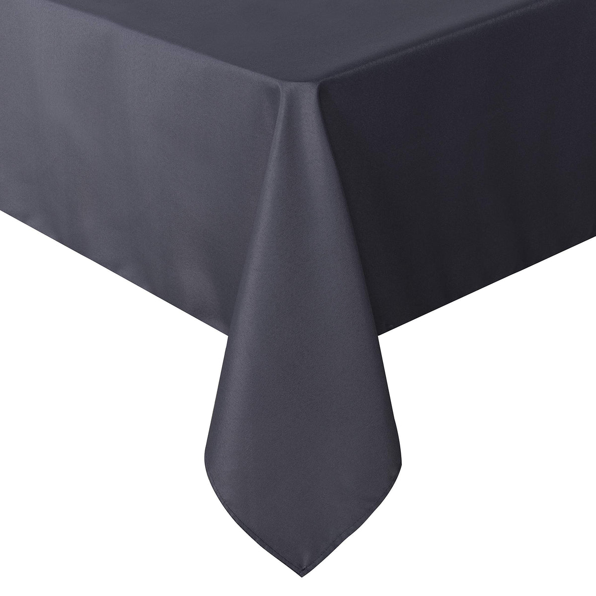 sancua Rectangle Tablecloth, 60 x 84 Inch, Black