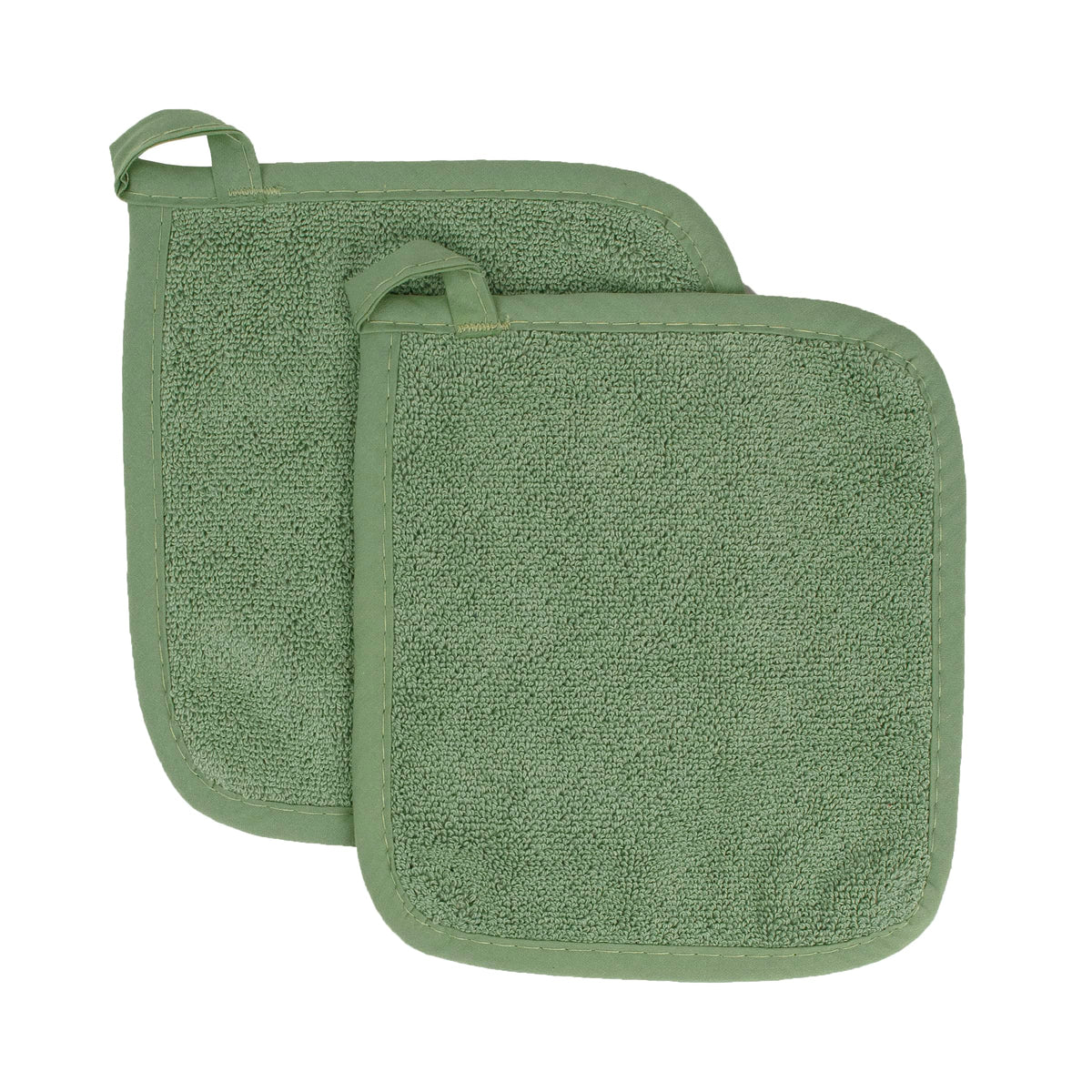 RITZ Terry Potholder & Hot Pad: Unparalleled Heat Resistant, Durable 100% Cotton – Ergonomically Designed for Optimal Grip – Easy-Care Machine Washable – 2-Pack, Graphite
