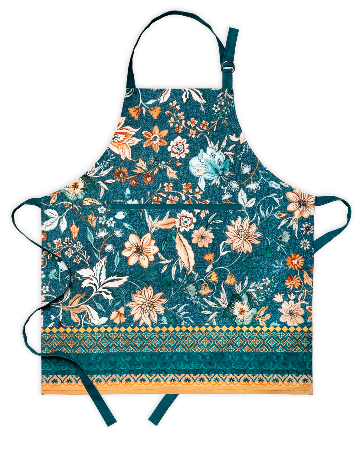 Maison d' Hermine Aprons for women with Pocket 100% Cotton (27.50"x31.50")