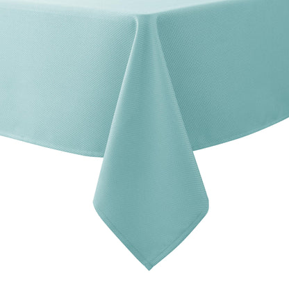 Textured Tablecloth Rectangle-Fabric Spillproof Table Cloth-Natural 60x108"