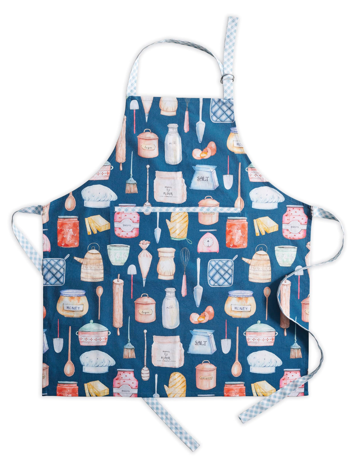 Maison d' Hermine Aprons for women with Pocket 100% Cotton (27.50"x31.50")
