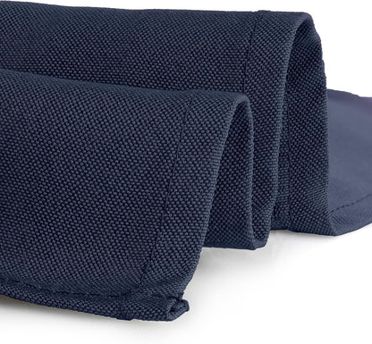 Gee Di Moda Rectangle Tablecloth - 70 x 120 Inch Navy Blue Table Cloth for 6 or 8 Foot Rectangle Tables - Heavy Duty Washable Fabric - for Holiday Party, Dinner, Weddings, Baby Shower & Events